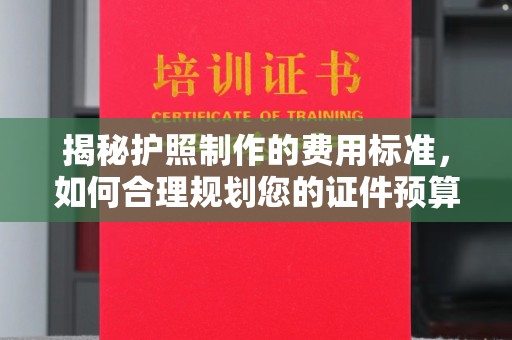 新蔡揭秘护照制作的费用标准，如何合理规划您的证件预算