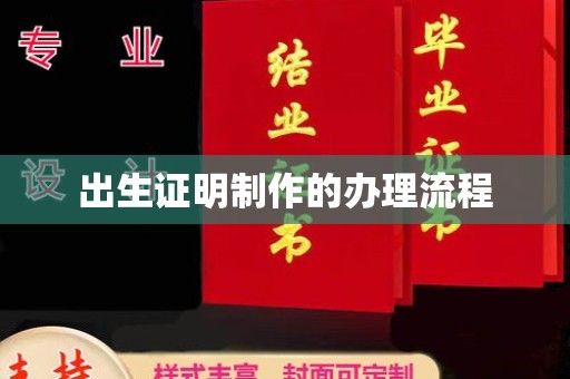 新蔡出生证明制作的办理流程
