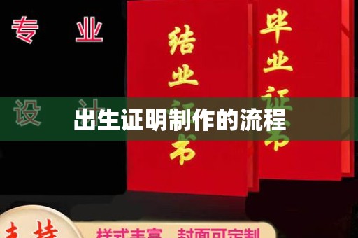 新蔡出生证明制作的流程