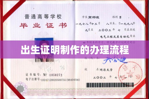 新蔡出生证明制作的办理流程