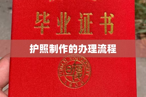 新蔡护照制作的办理流程